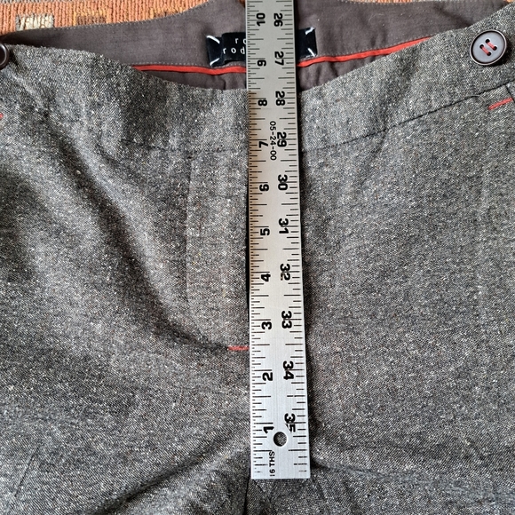 Robert Rodriguez Pants Womens Silk Wool Blend Low Rise Wide Leg 30x33 - Picture 9 of 12